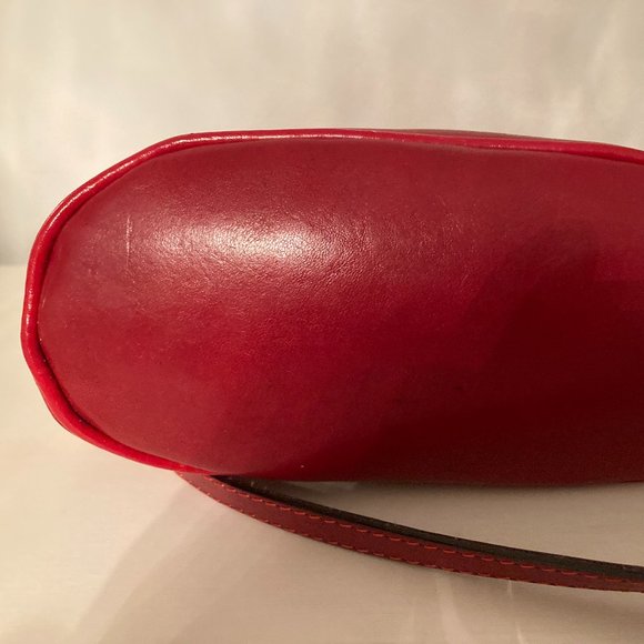 Luisa Red leather small crossbody bag - Picture 9 of 12